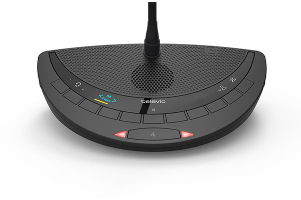 Пульт председателя беспроводной с селектором каналов Televic Confidea CI G3