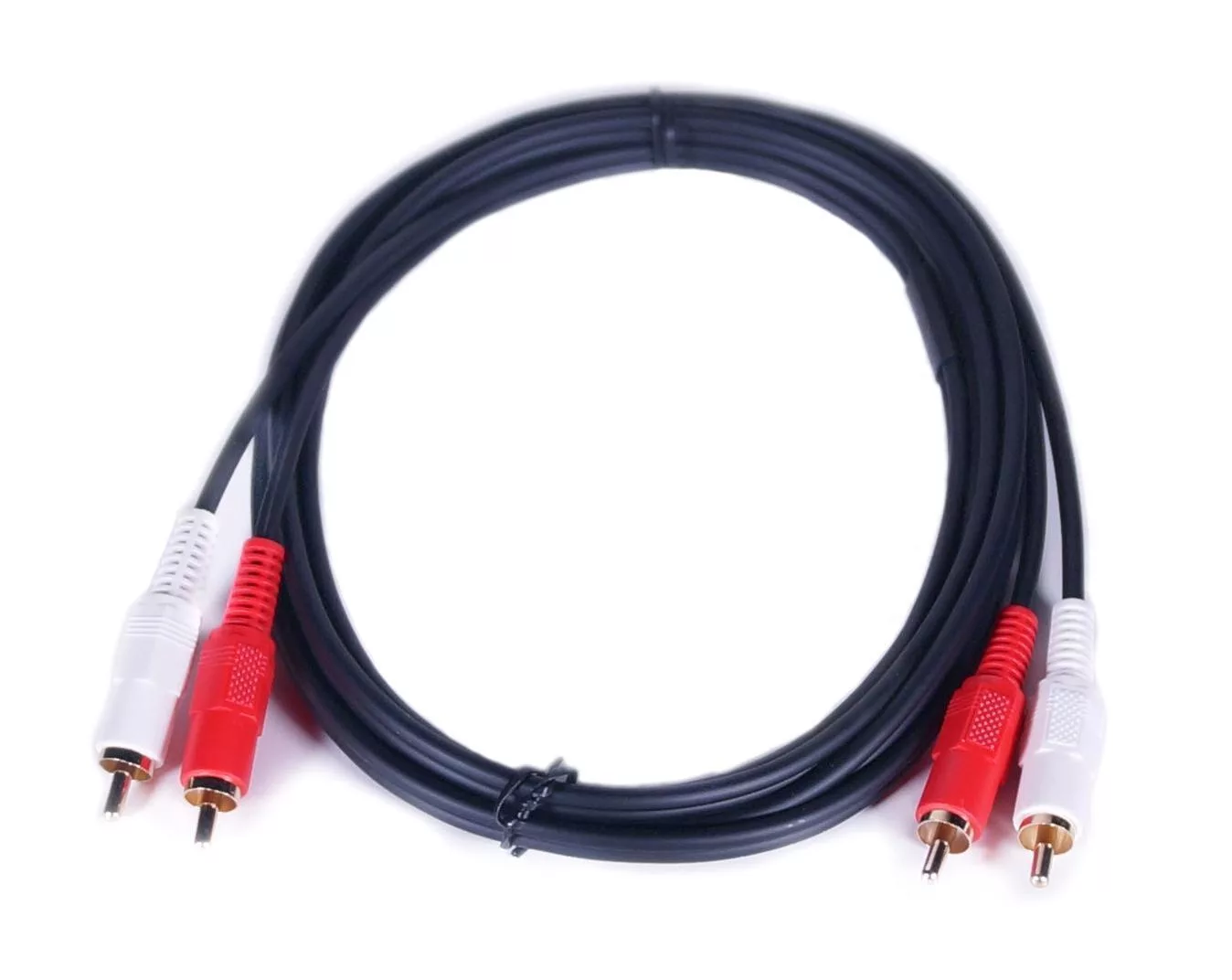Кабель PROCAST Cable 2RCA/2RCA.5, 2RCA(male)-2RCA(male), черный, длина 5m