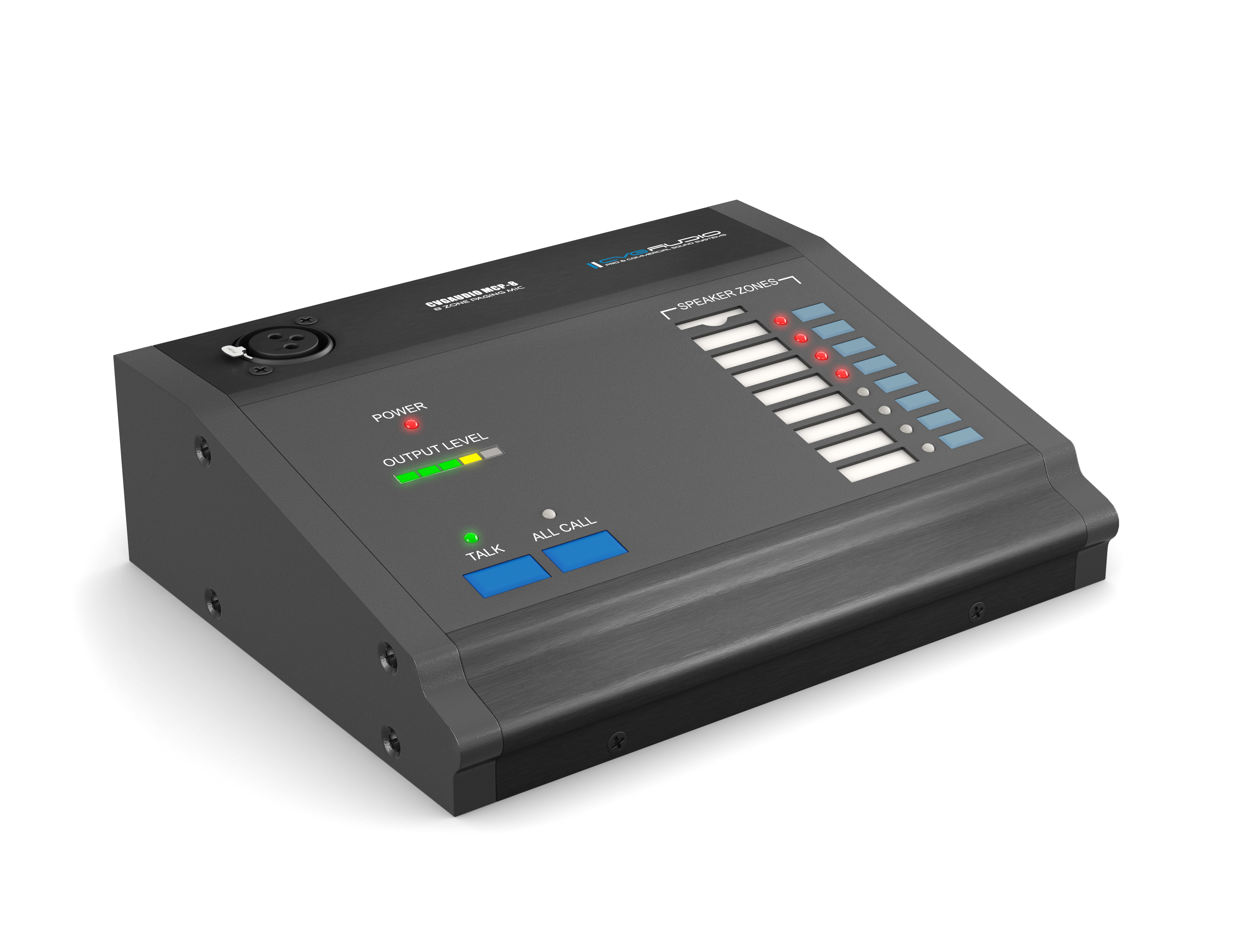 Настольная микрофонная консоль на 8 зон CVGaudio MCP-8