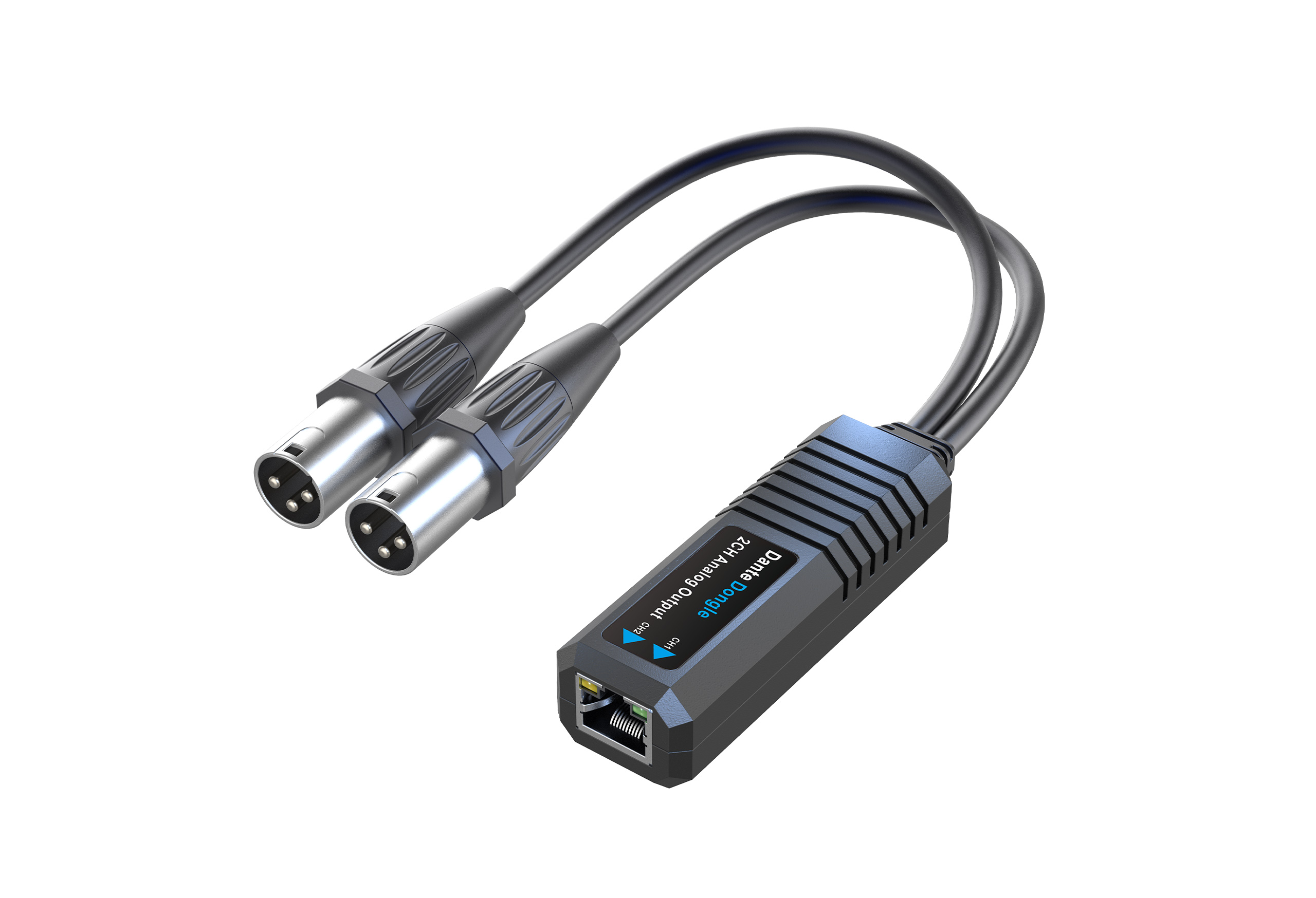 2-канальный аналоговый передатчик XLR для Dante Infobit iTrans DX2-T-22 