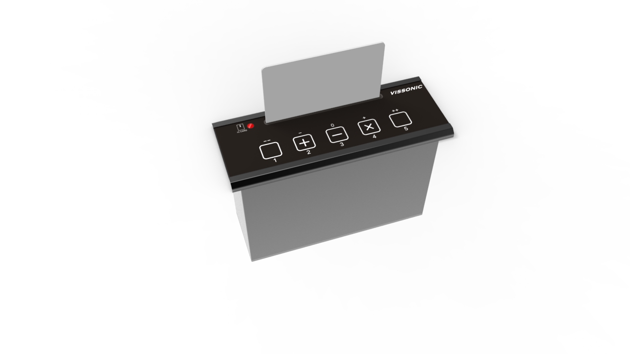 Пульт голосования врезной с IC-Card Vissonic VIS-DVU-FS1
