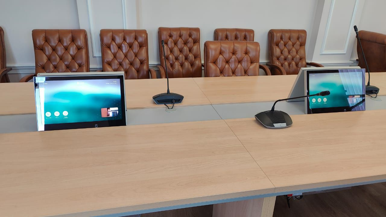 Оснащение зала закрытых заседаний - Акимат Западно-Казахстанской области