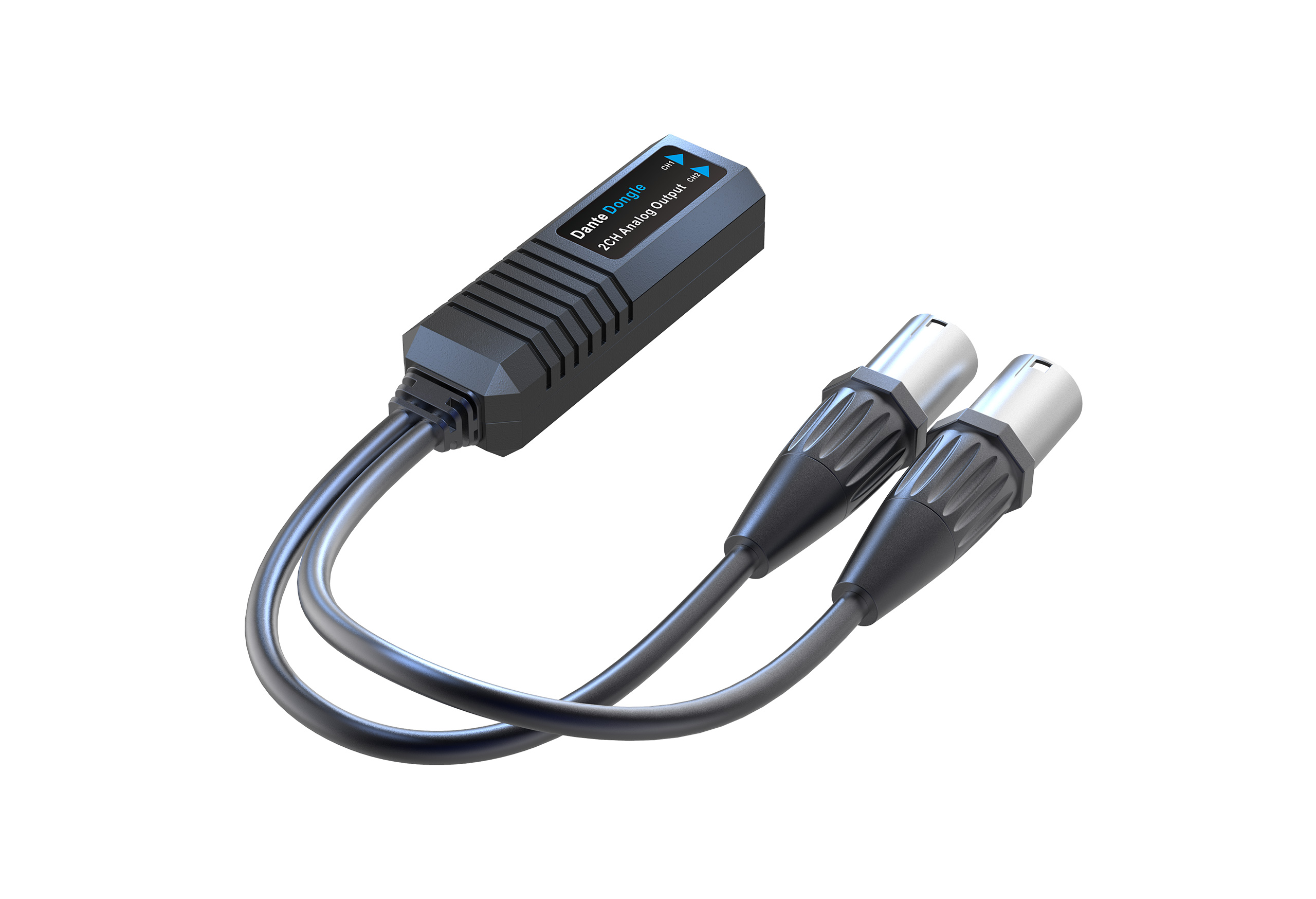 2-канальный аналоговый передатчик XLR для Dante Infobit iTrans DX2-T-22 