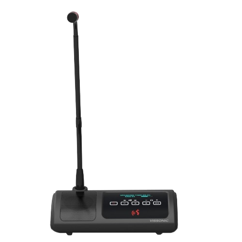 Пульт делегата с функцией голосования и дискуссии, беспроводной Vissonic VIS-WVD-T