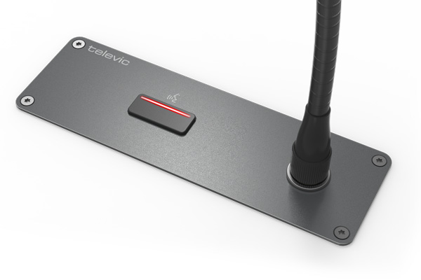 Пульт делегата врезной Televic Confidea F-DM