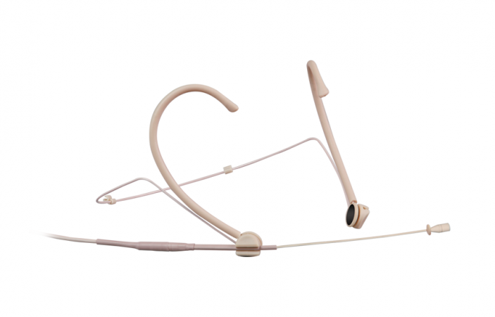 Профессиональный всенаправленный 3 мм головной микрофон, цвет бежевый Mipro MU-23