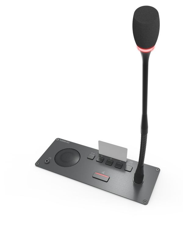 Пульт председателя с голосованием врезной Televic Confidea F-CV