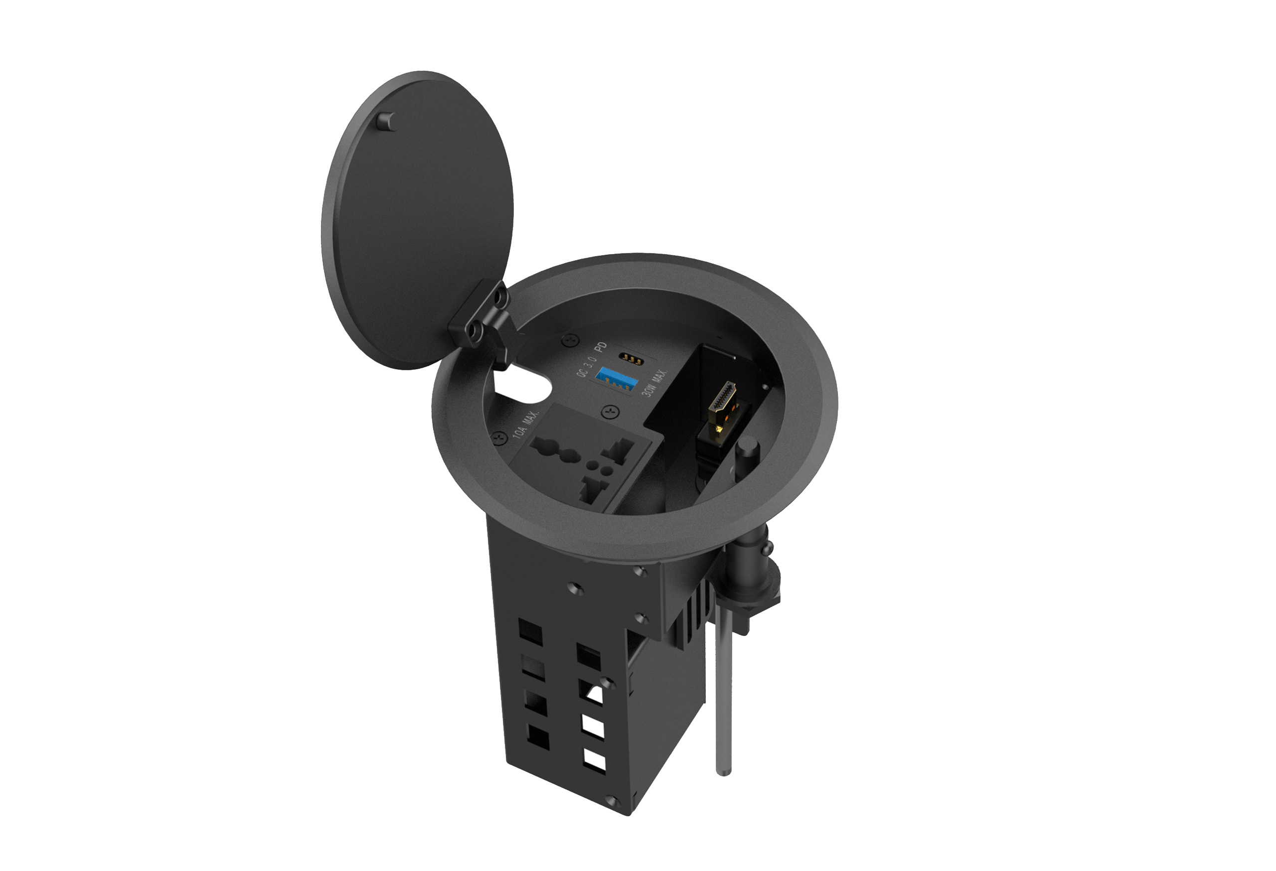 Infobit, iBox TPC, Настольный лючок с откидной крышкой