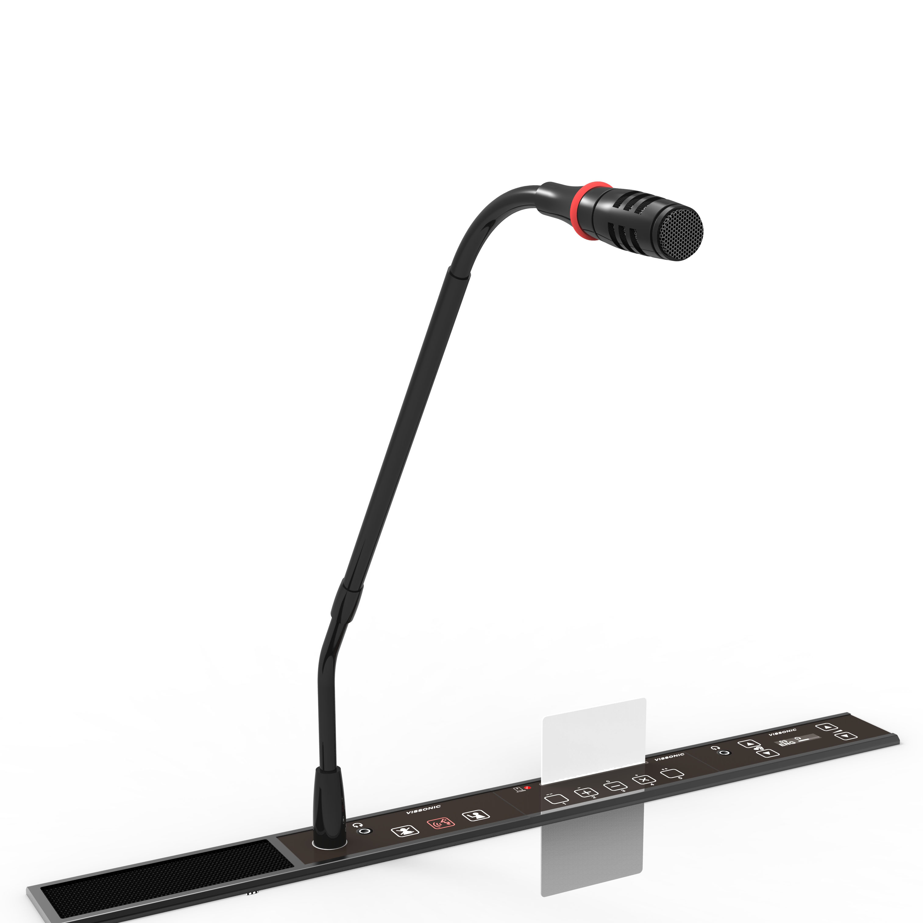 Пульт голосования врезной с IC-Card Vissonic VIS-DVU-FS1