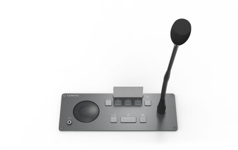 Пульт председателя с голосованием врезной Televic Confidea F-CV