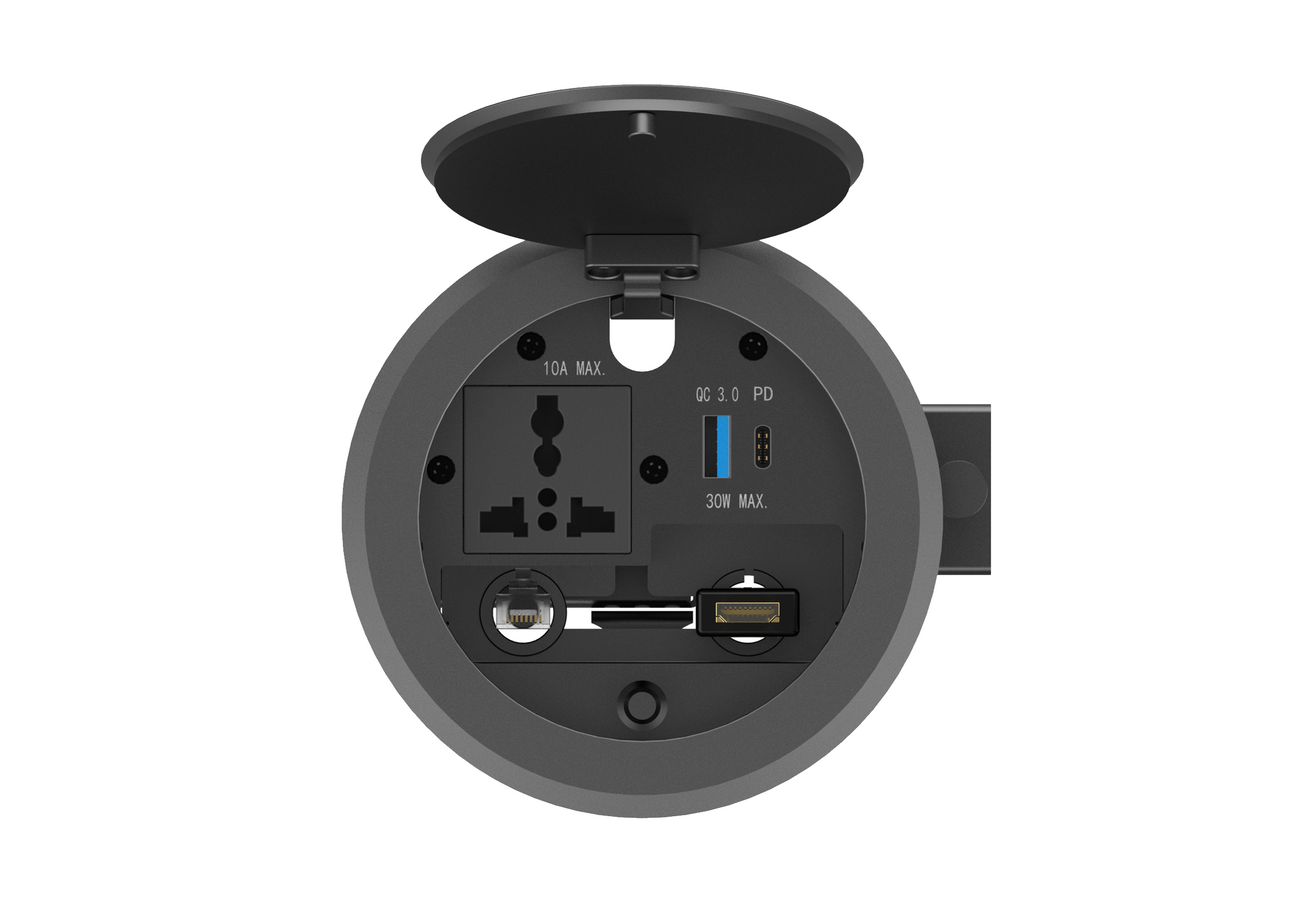 Infobit, iBox TPC, Настольный лючок с откидной крышкой