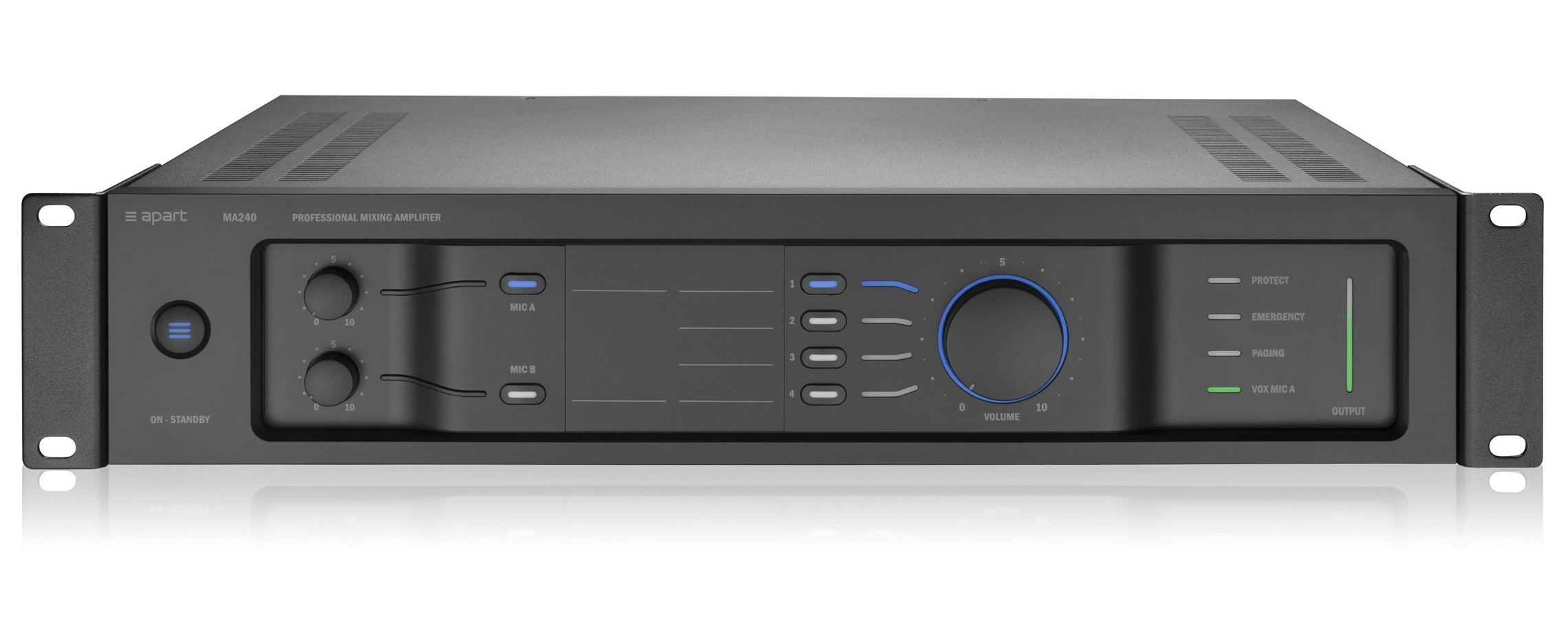 Apart MA240 Микширующий усилитель 240Вт, 70-100