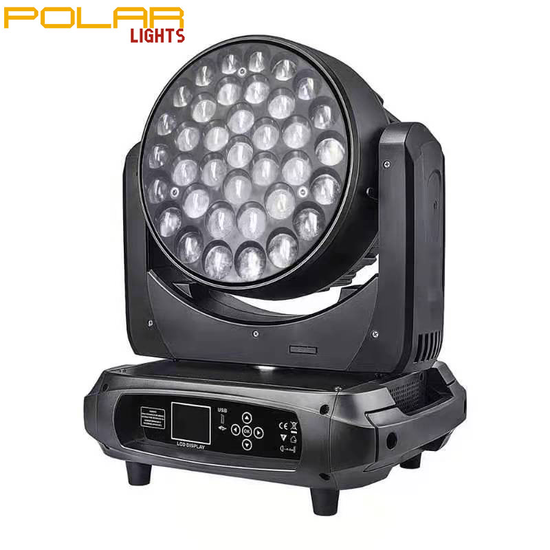 WASH с вращающейся головой и зум-светодиодом 37*15 Вт PolarLights PL-L3715B