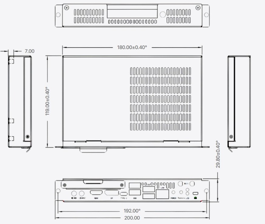 OPS i7, Gen13, 8 GB RAM, 256 GB SSD, 30 mm