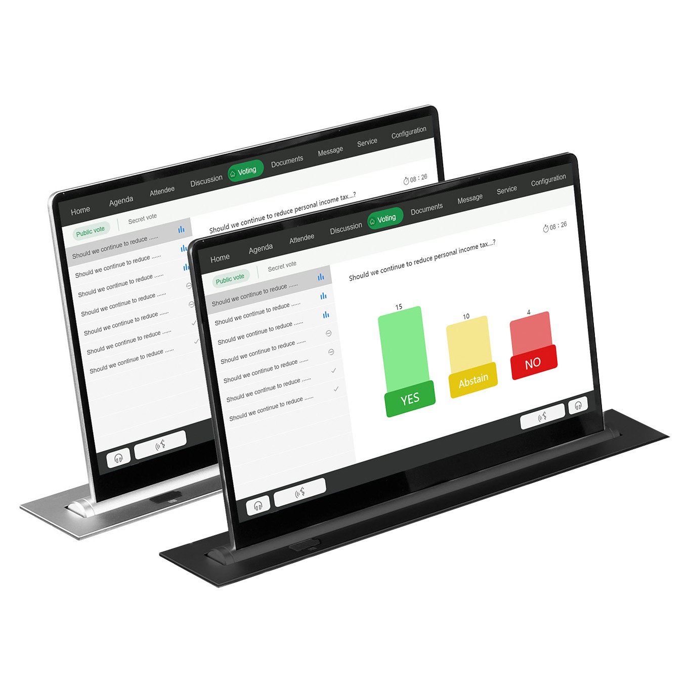 Моторизованный выдвижной монитор 17" Vissonic VIS-17LSSC