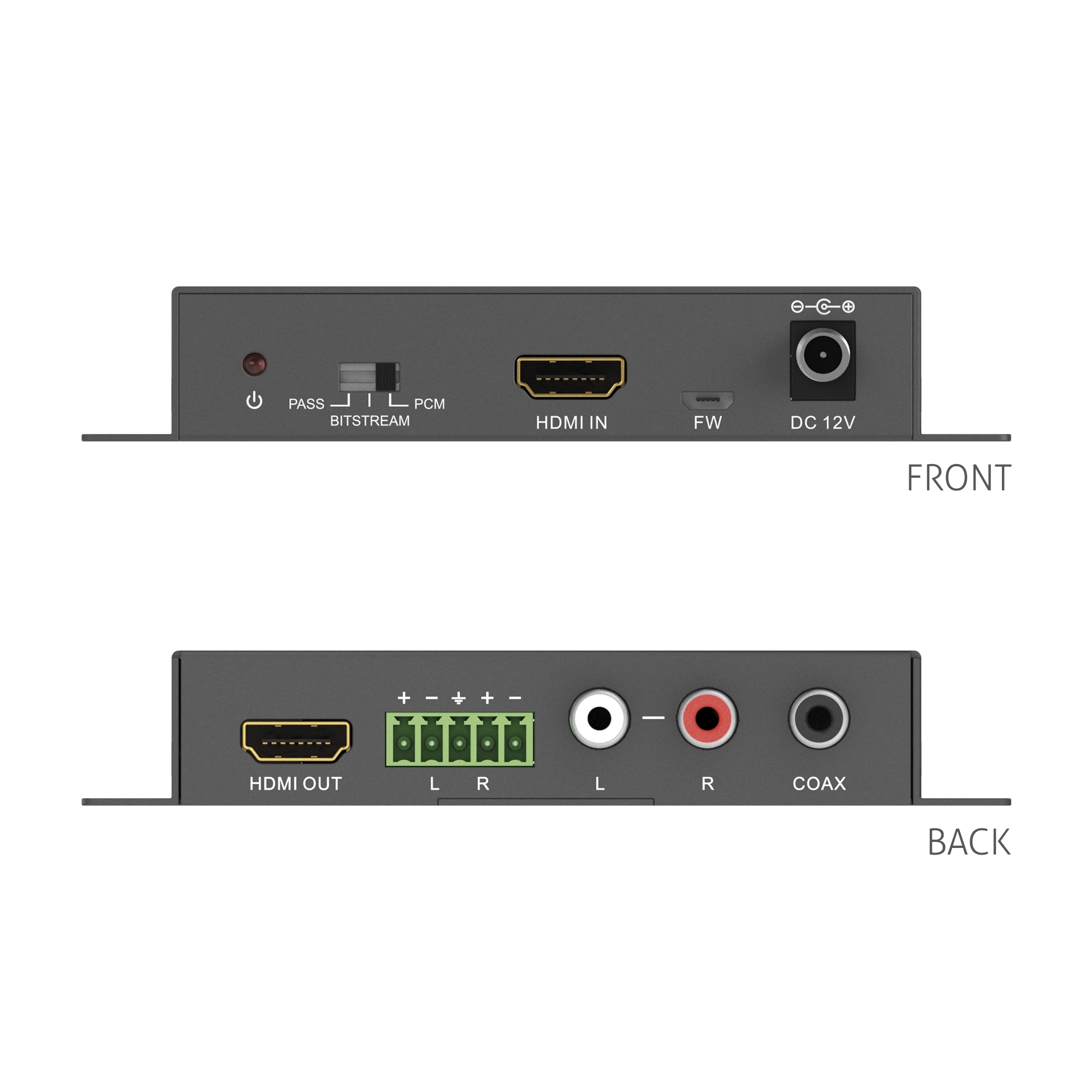 Де-ембеддер аудио из HDMI PureLink PT-C-HDADE