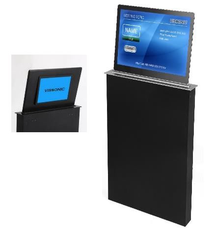 Моторизованный выдвижной монитор 17" c дополнительным экраном Vissonic VIS-17LDSC