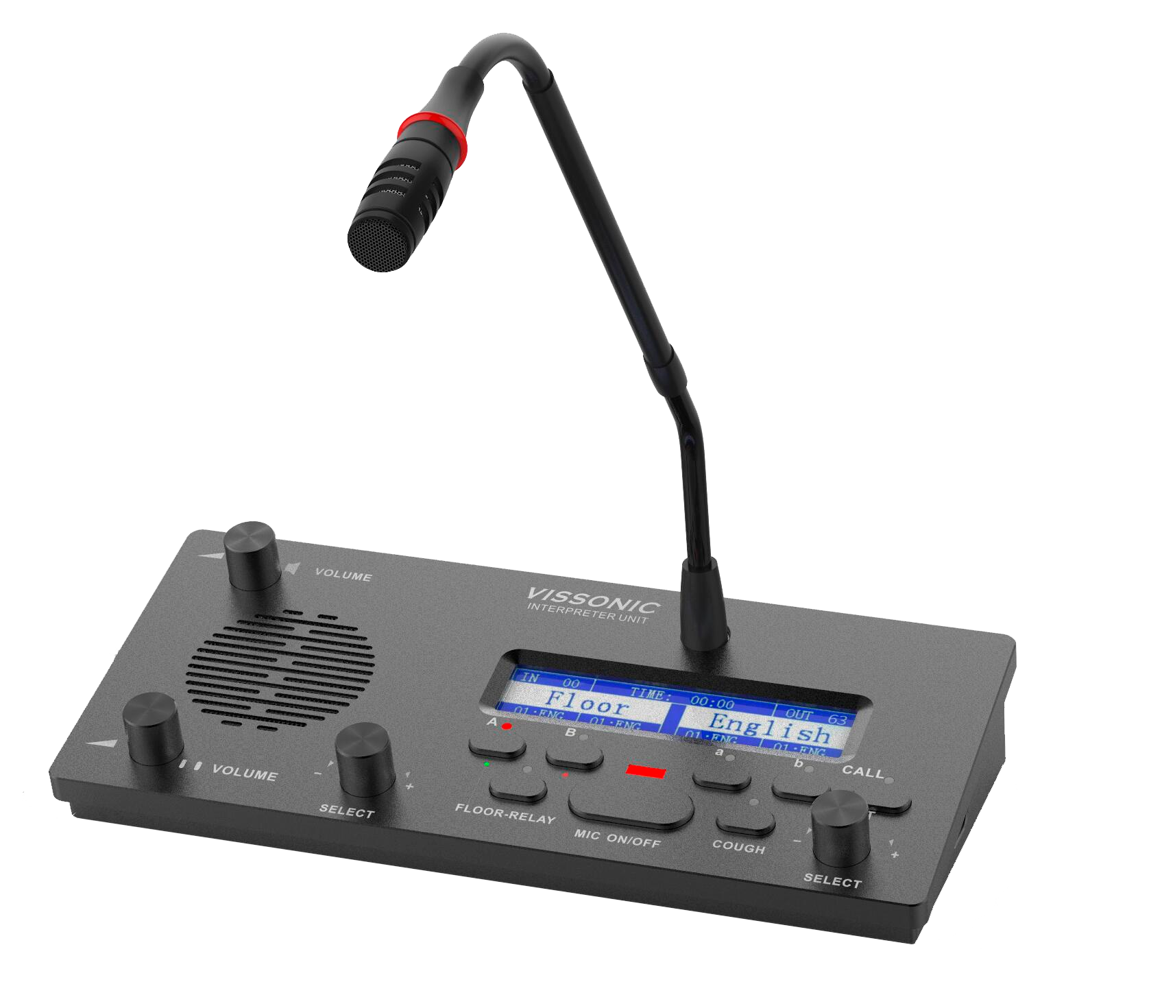 Пульт переводчика 64 канала Vissonic VIS-INT64 (без микрофона)