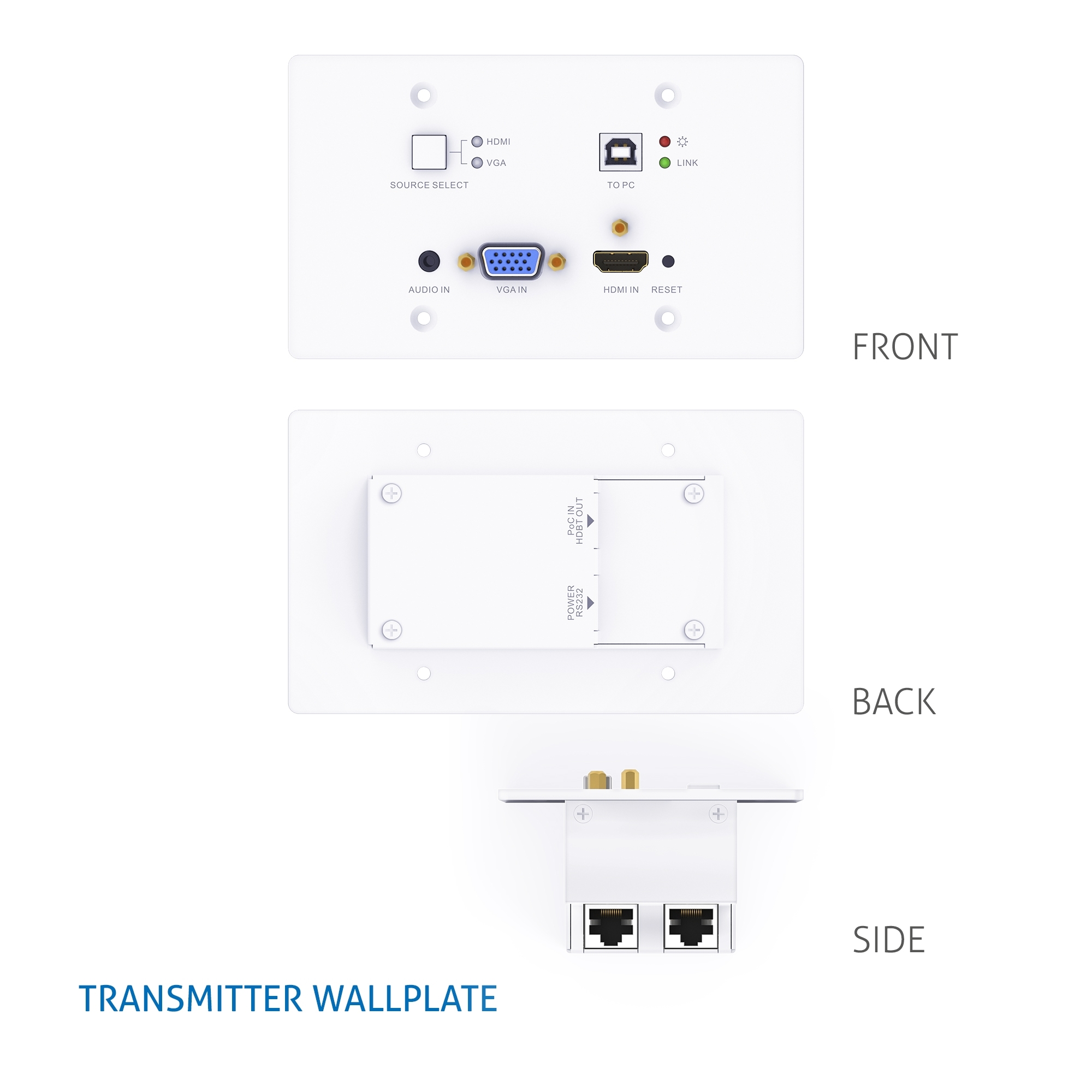 Масштабирующий презентационный комплект PureLink PT-PK100, 4K