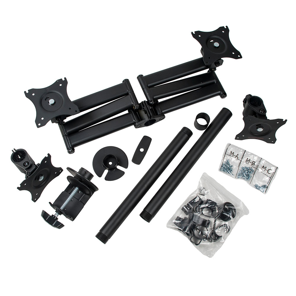 Кронштейн для 4-x мониторов Arm media LCD-T16 black