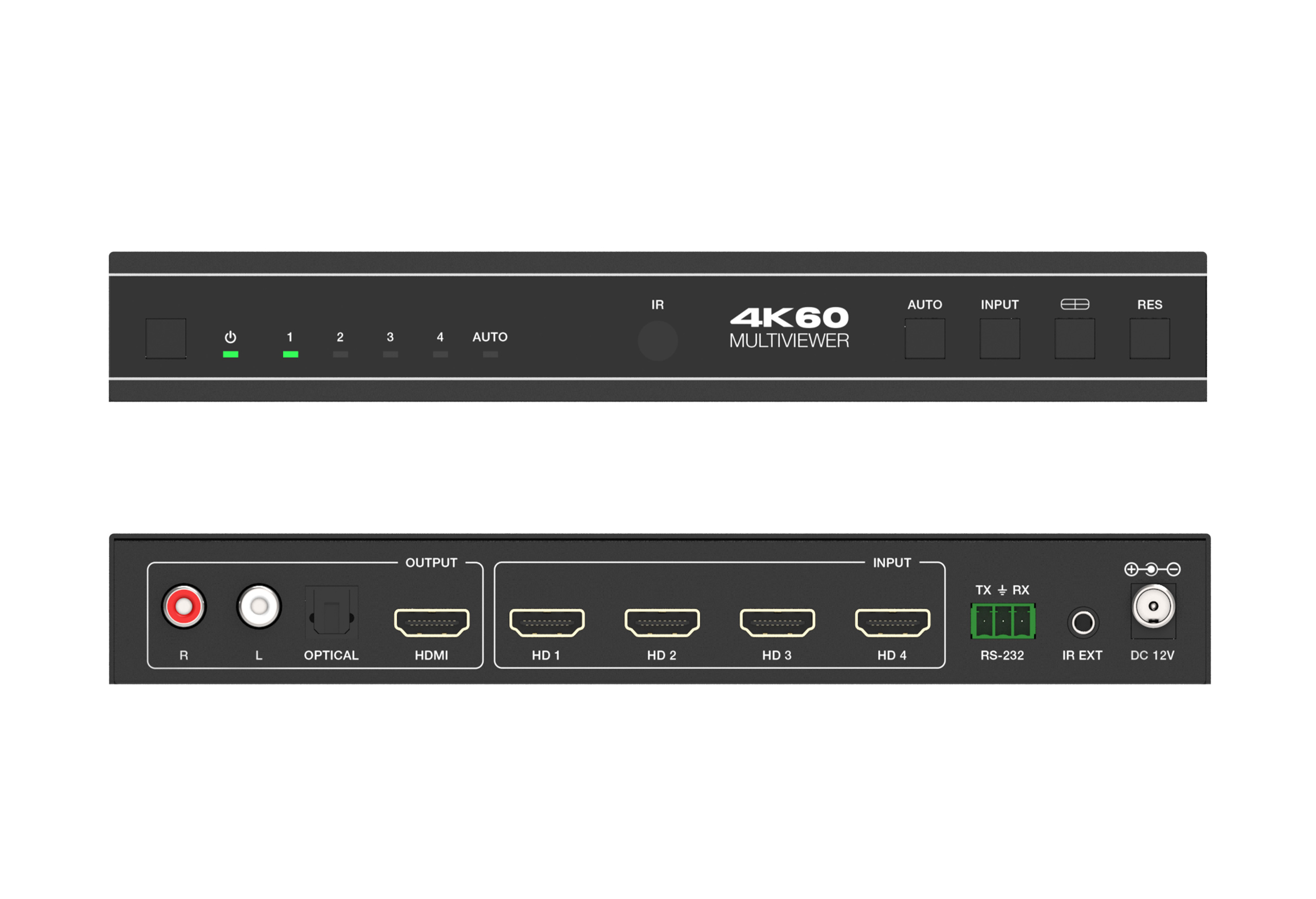 Бесподрывный коммутатор Infobit iSwitch 401MV 4K60 4x1 HDMI