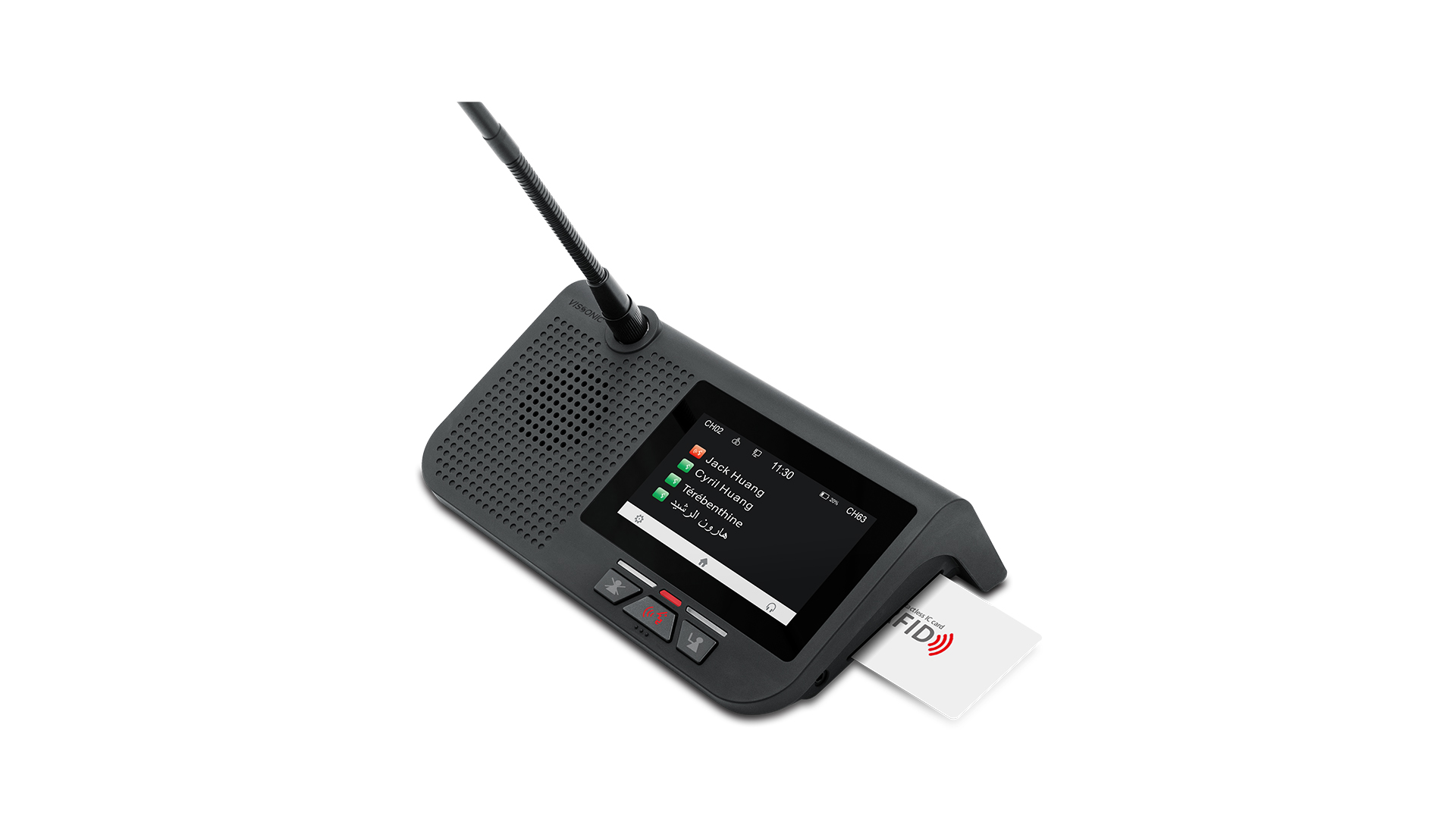 Универсальный пульт делегата/председателя Vissonic VIS-MAU-T