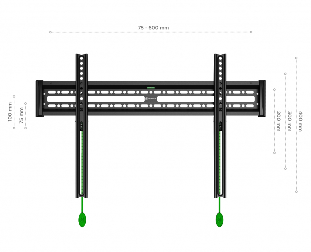 Кронштейн наклонный Onkron SN16, до 68кг, до 85"