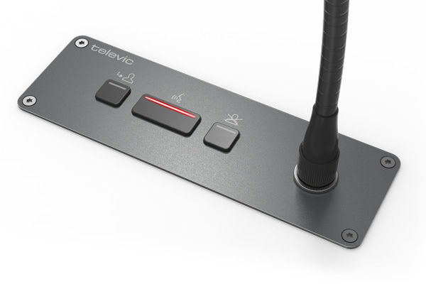 Пульт председателя врезной Televic Confidea F-CM