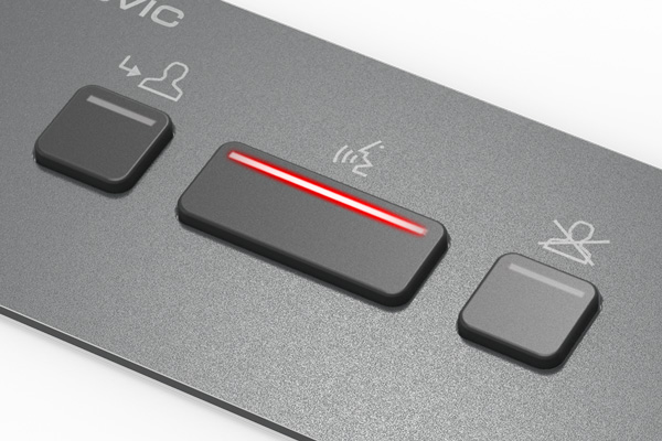 Пульт председателя врезной Televic Confidea F-CM